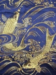 japanese embroidery machine #Japaneseembroidery | 금붕어, 그림, 자수
