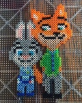 Zootopia perler beads by herc78 | Diy 공예, 공예, 펄러비즈