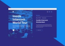 my @Behance project: Inside Intercom World Tour https://www.behance.net/gallery/45716411/Inside-Intercom-World-Tour | 웹디자인