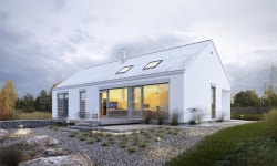 Projekt domu Ekonomiczny 1 84,6 m2 - koszt budowy - EXTRADOM | 모던 주택