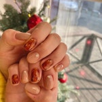 #감성호박네일... in 2020 | Nails, Beauty