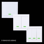 86 벽 패널 원격 송신기 1 2 3 버튼 스티커 RF TX 스마트 홈 거실 침실 무선 원격 315mhz433Mhz | Parement mural, Panneaux muraux... 
