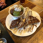 Pictures) -  #와플#송탄노크#초코쿠키쉐이크#쿠키앤치즈크림쉐이크#아아cafe#cafestagram#인계동껍데기#항정껍데기... 
