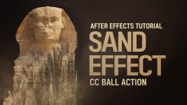 After Effects Sand Effect CC Ball Action Tutorial l 모래 효과 (Include project files) in 2022 | After effect tutorial, Tutorial... 