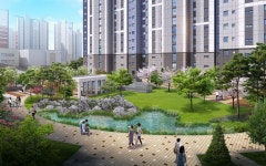 Apartment house l A birds eye view l Perspective l Mster plan l Rendering Architecture | 렌더링 건축