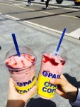 #이대앞 #빽다방 #완전딸바 #딸기바나나🍓🍌#3000원  싼가격에 많은 양!! 가격대비가 진짜좋고 수업들으러갈때 하나씩 들고가면 짱짱😇 딸기... 