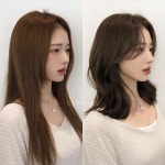 으로 더 … | 우아한 헤어스타일, 헤어 트렌드, 미디엄 헤어스타일 Instagram의 차홍아르더 본점 실장 박다은님: “#빌드컷 #밤비브라운...