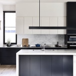 Black kitchens image by 재연 정 on 레트로인테리어 | Modern kitchen design
