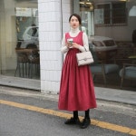 추운겨울 조금 더 따뜻하게 한복의 멋을 즐길 수 있도록 제작된 기모원피스입니다. 면혼방 겉감에 기모 가공처리를 통해 뛰어난 보온성을... 