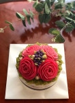 백일 #cake #예단 #선물 #하루가달고나 #앙금케이크 #플라워케이크 #앙금플라워 #앙금플라워떡케이크 #… | Rice cakes, Desserts, Cream cake