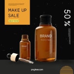 블랙 스킨 케어 메이크업 프로모션 Snsbanner in 2020 | Black skin care, Skin care, Makeup