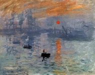 Sunrise (1872) by Claude Monet | 유화, 모네, 풍경화
