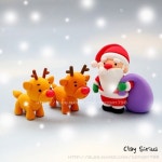 산타클로스와 루돌프 만들기 | 폴리머클레이 크리스마스