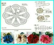 성자뜨개방;옷수선 | Pin de 성자 유 en 도안 | Dibujos de flores de ganchillo, Flores de ganchillo, Flores a crochet