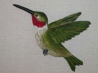 From the Royal School of Needlework. | 새 그림, 새
