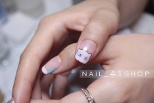 @nail_41shop #포켓몬네일 #포켓몬 #뮤 #캐릭터네일 #네일 #네일아트 #41shop #젤네일 #청담동네일 #gelnails #nail #nails #nailart... 