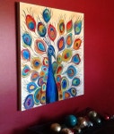 for a client in the fall of 2013, it is textured, she loved it! It looks great on my red wall, I always… | 초등 미술, 공작