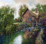 풍경에 있는 경희 김님의 핀 | 풍경 그림, 그림, 수채화