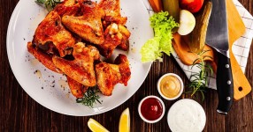 Air Fryer Thai Style Chicken Wings | Friedmans Ideas and Innovations | Chicken wings, Thai sweet chili sauce, Spatchcock chicken