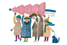 dariasolak | illustration | 크리스마스 카드, 어린이 미술 활동, 일러스트레이션