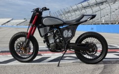 Custom Husqvarna 450 Flat Tracker / Cafe Racer 2007 Husky - Custom Cafe Racer Motorcycles For Sale | Custom cafe racer, Custom... 