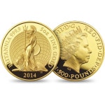 The Britannia 2014 Five Ounce Gold Proof Coin £7,500.00 http://www.royalmint.com/our-coins/ranges/britannia | 금화