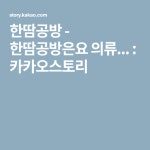 한땀공방 - 한땀공방은요 의류... : 카카오스토리 | 의류