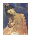 Maternity Piccasso  (Ive never seen a Picasso I liked so I hope this is really his work!) | 인물화, 그림, 파블로 피카소
