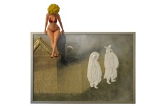 Funny Imagination-月下情人 월하정인 122x95cm.F.R.P.Urethane and Enamel Paint.2011 | 예술가, 시각 예술, 현대 미술
