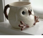 Simply click here to read more~~~~~~ The web presence is worth checking out. | 공예, 도자기 부엉이, 컵 디자인