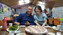 장인의 맛을 느끼다...노령진수산 고급22호 유림 이임성사장님이 제공해주신 아까다이 사시미(참돔회)육질이 쫄깃쫄깃 맛의 차이를 느낍니다... 
