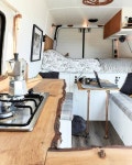 swoon! Whats your favourite part about this van? 😍 📷 by @brownandbird | 작은 집, 캠핑카 인테리어, 집