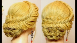 Wedding prom hairstyles for long hair. Bridal updo tutorial - YouTube | 헤어스타일