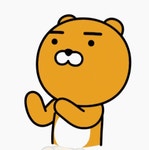 브라보 라이언 카카오이모티콘