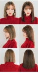Enjoy wig life 가발매니아 | 멋진 헤어스타일, 헤어스타일 아이디어, 앞머리 있는 머리