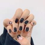 덕소네일/네일또와/또와네일 trên Instagram: “으으으 기여워유~🖤 디자인 @namoro0327... 