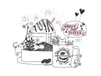 해피커피 by 오마이캣 on | Character, Coffee beans, Snoopy