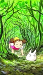 지브리 스마트폰 배경화면 . 폰 배경화면 공유 | 지브리 스튜디오, 이웃집 토토로