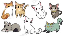 Pin de 풀빛동산 en 귀여운 고양이 | Dibujos de animales tiernos, Dibujo de animales, Dibujos de gatos