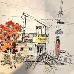 윤코(@yunko_usk)님: #urbansketchres  #urbansketching #urbansketch #서후천 #어반스케치 #양평  #소나기마을 #윤코어반스케치... 