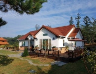 청주시 가덕면 상대리 목조주택 전경사진 2017년 외부 스타코, 파벽돌, 기와마감