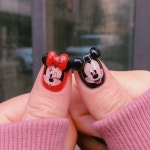 • Nail Design 미키/미니마우스네일 캐릭터네일 디자인 모음! - 2020 | 디즈니 네일 아트, 디즈니 네일