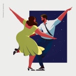 #lalaland #ost #alovelynight #movie #illustration #illust #drawing #일러스트 #영화 #라라랜드 🎬 | 디자인 일러스트, 영화 포스터... 