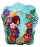 제목:꽃이피다 -넌 꽃이야 28×30cm  mixed media 2016년작 (con imágenes) | Decoración de unas