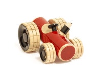 Watch them have hours of #imaginative #organic #farm #play with this #handmade #brightred #tractor! #ethical #fairtrade #woodentoys... 