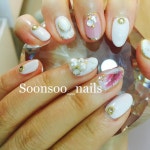 Rachel Kim on Instagram: “#순수#순수도산점#순수도산점네일#가을네일#가을젤네일#가을젤네일아트#autumnnails#soonsoobeauty”... 