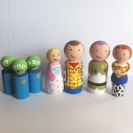 Toy Story peg doll set (7 pegs) Free Shipping by HouseofPegs, $35.00 | 아이디어