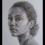 #drawing #portait #연필소묘#인물화#여자 (มีรูปภาพ)