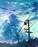 I like the color and the contrast between earth and the sky.#U4APSA | 풍경 그림, 하늘 그림, 자연 그림