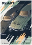Bullitt poster by Krzysztof Nowak | 영화 포스터, 자동차 그림, 포스터